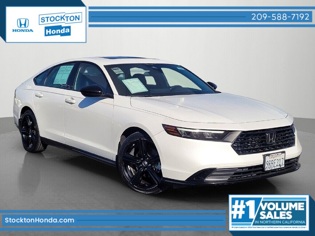 Nh-883p/Platinu 2024 Honda Accord Hybrid Sport-L FWD Sedan Front-Wheel Drive Continuously Variable Transmission
