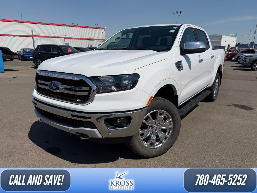 Oxford White 2022 Ford Ranger Lariat SuperCrew 4WD Pickup Truck Four-Wheel Drive 10-Speed Automatic