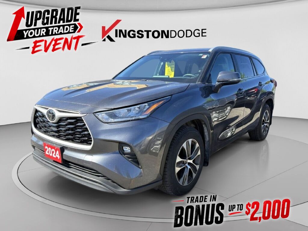 Gray (Magnetic Grey Metallic) 2024 Toyota Highlander XLE AWD SUV / Crossover All-Wheel Drive 8-Speed Automatic