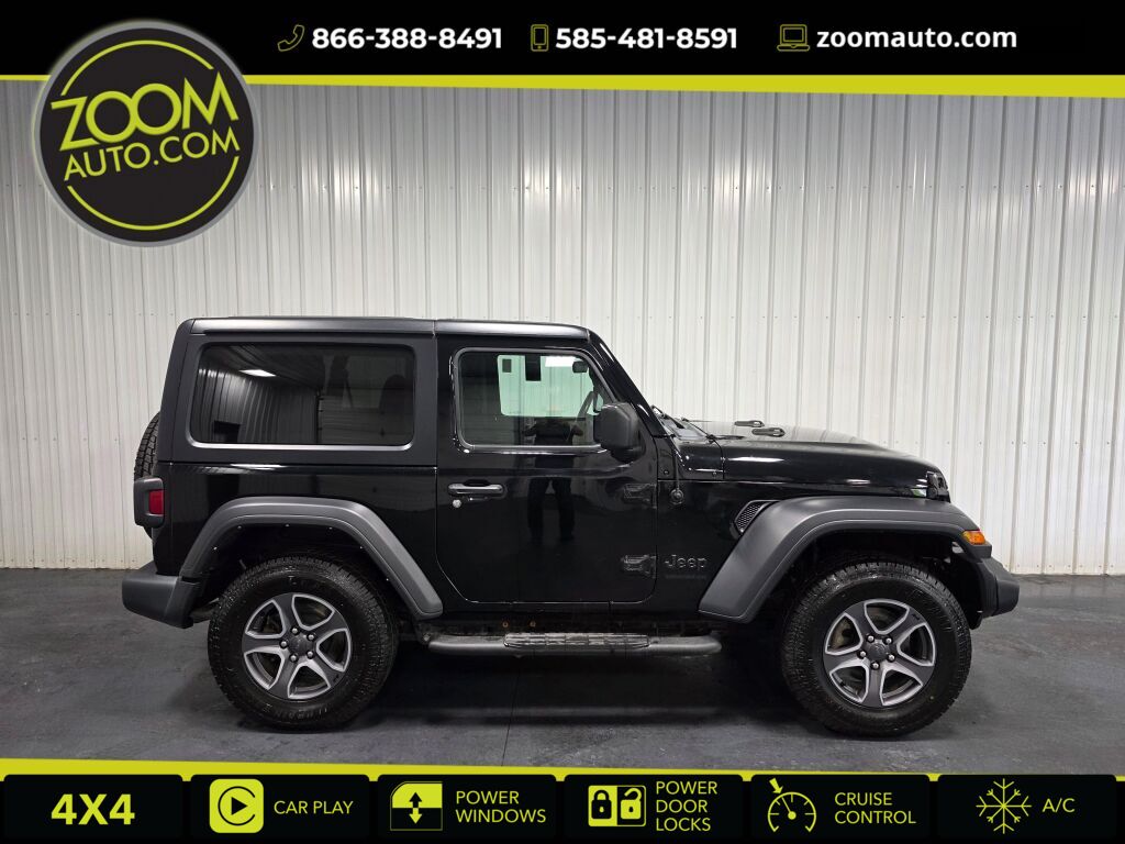Black 2022 Jeep Wrangler Sport S 4WD SUV / Crossover Four-Wheel Drive 8-Speed Automatic
