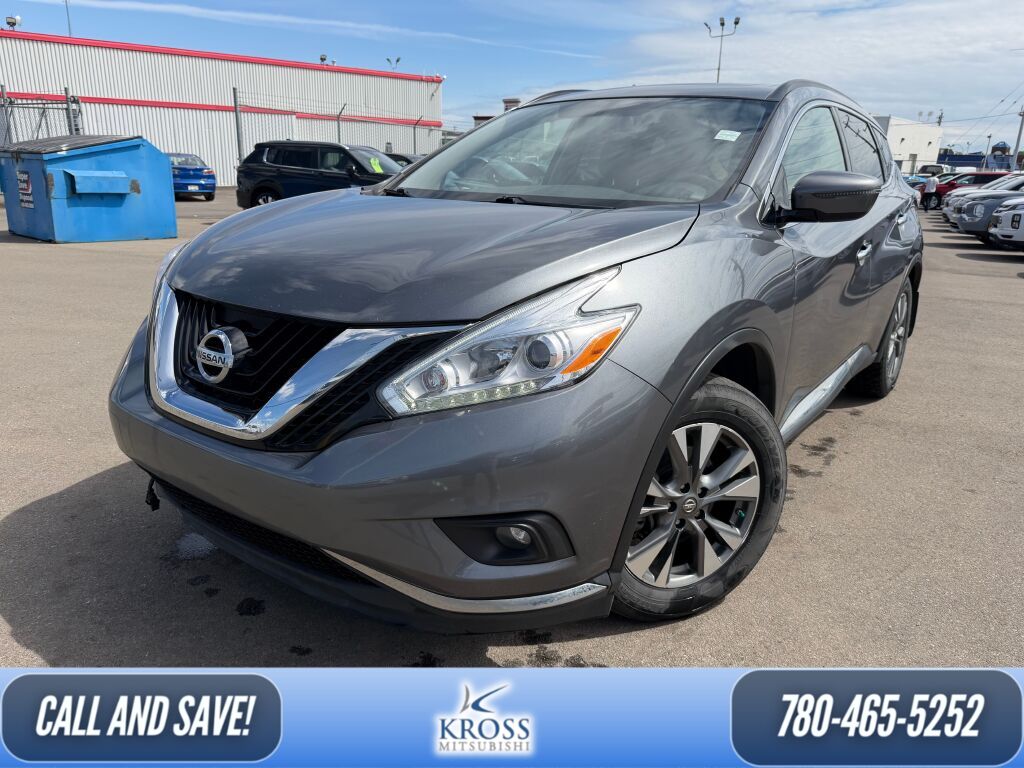 Gray (Gun Metallic) 2017 Nissan Murano SV AWD SUV / Crossover All-Wheel Drive 1-Speed CVT