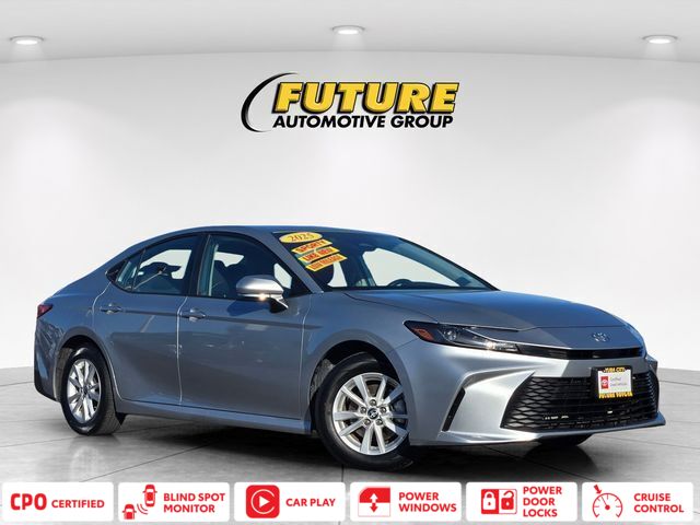 Celestial Silver Metallic 2025 Toyota Camry LE FWD Sedan Front-Wheel Drive Continuously Variable Transmission