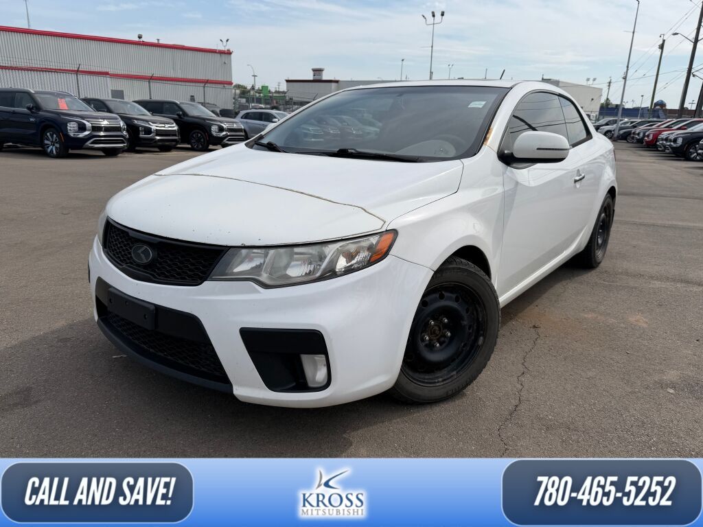 Pure White 2011 Kia Forte Koup SX Coupe Front-Wheel Drive 6-Speed Manual Overdrive