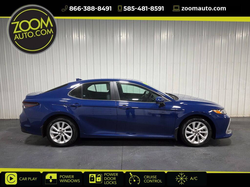 Blue 2024 Toyota Camry LE FWD Sedan Front-Wheel Drive 8-Speed Automatic