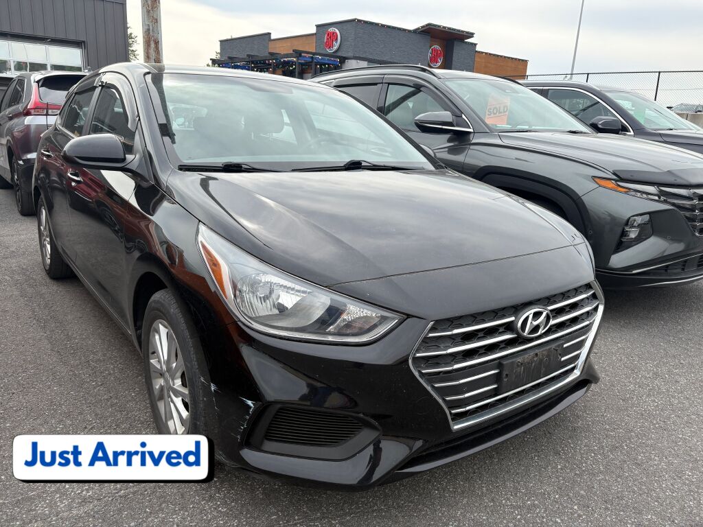 Aurora Black 2018 Hyundai Accent GL 5-Door Hatchback FWD Hatchback 6-Speed Automatic Overdrive