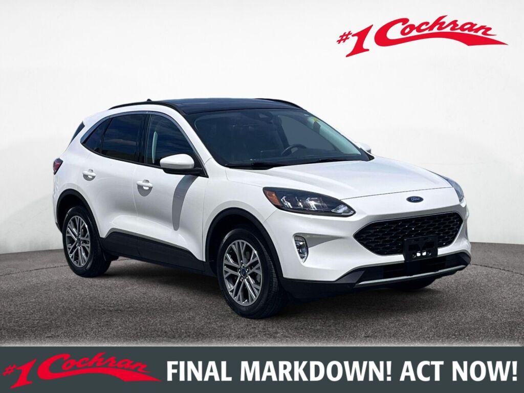 Star White Metallic Tri-Coat 2022 Ford Escape SUV / Crossover All-Wheel Drive 8-Speed Automatic