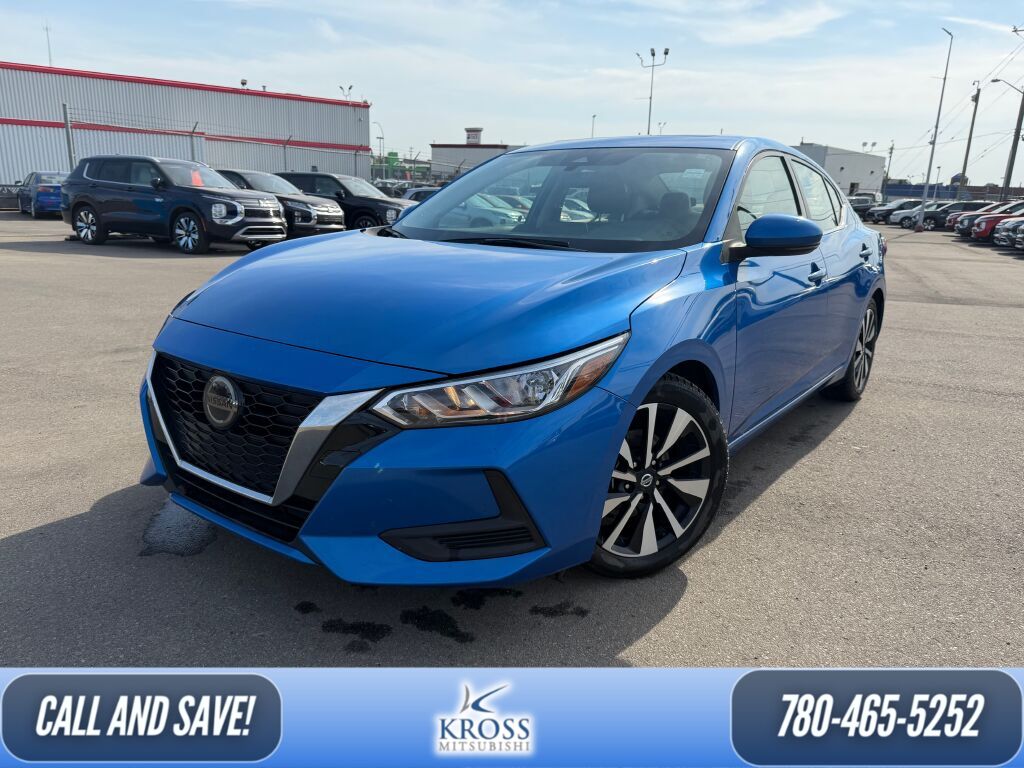 Blue 2023 Nissan Sentra SV FWD Sedan Front-Wheel Drive