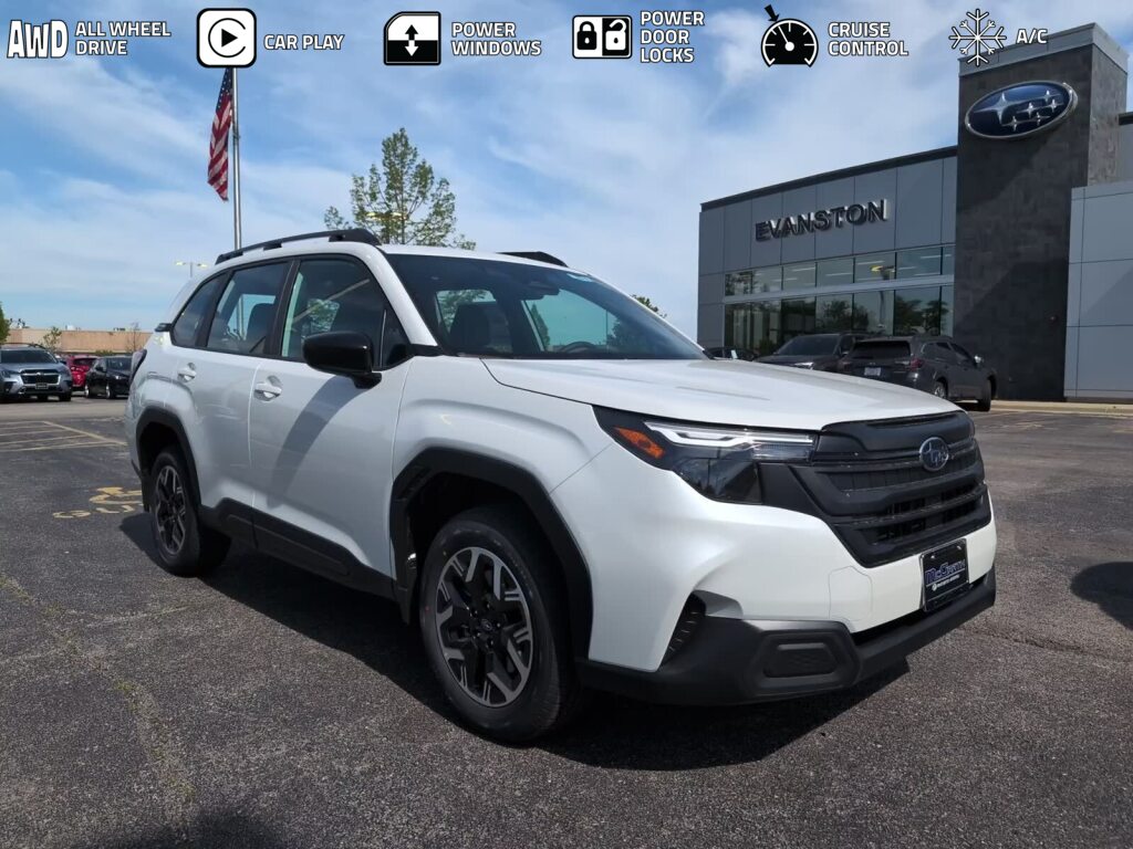 CRYSTAL WHITE PEARL 2026 Subaru Forester Crossover AWD SUV / Crossover All-Wheel Drive Continuously Variable Transmission