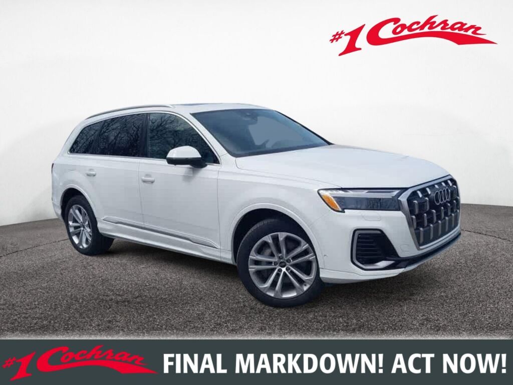 Glacier White Metallic 2025 Audi Q7 SUV / Crossover All-Wheel Drive 8-Speed Automatic