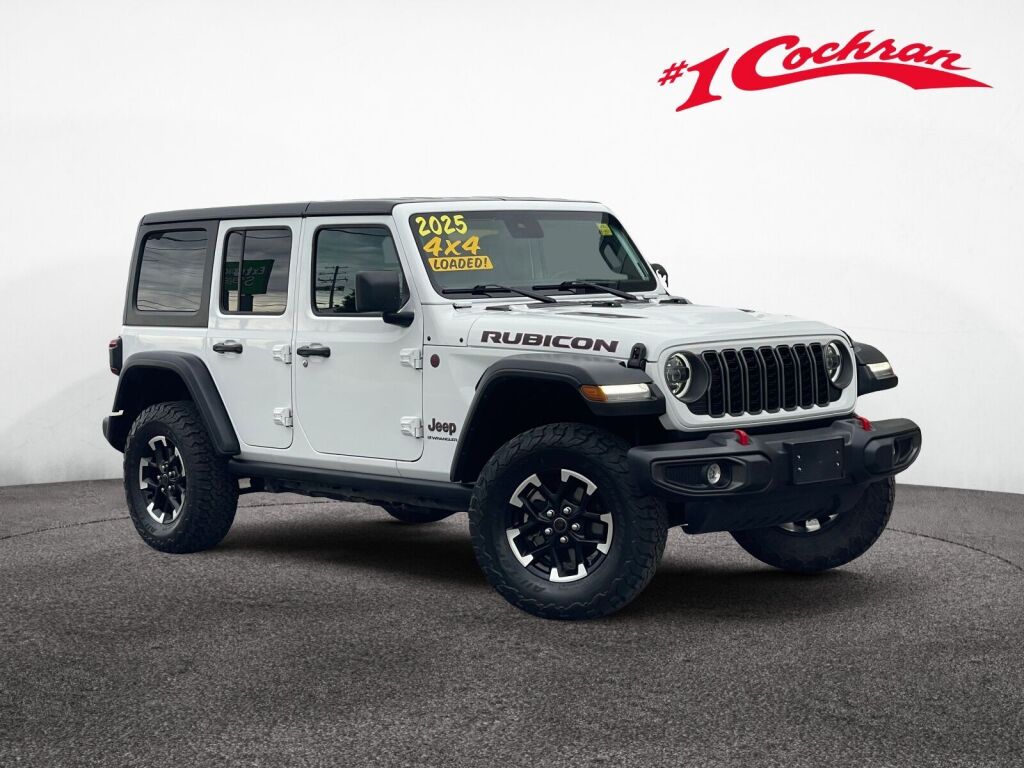 Bright White Clearcoat 2025 Jeep Wrangler SUV / Crossover Four-Wheel Drive 8-Speed Automatic