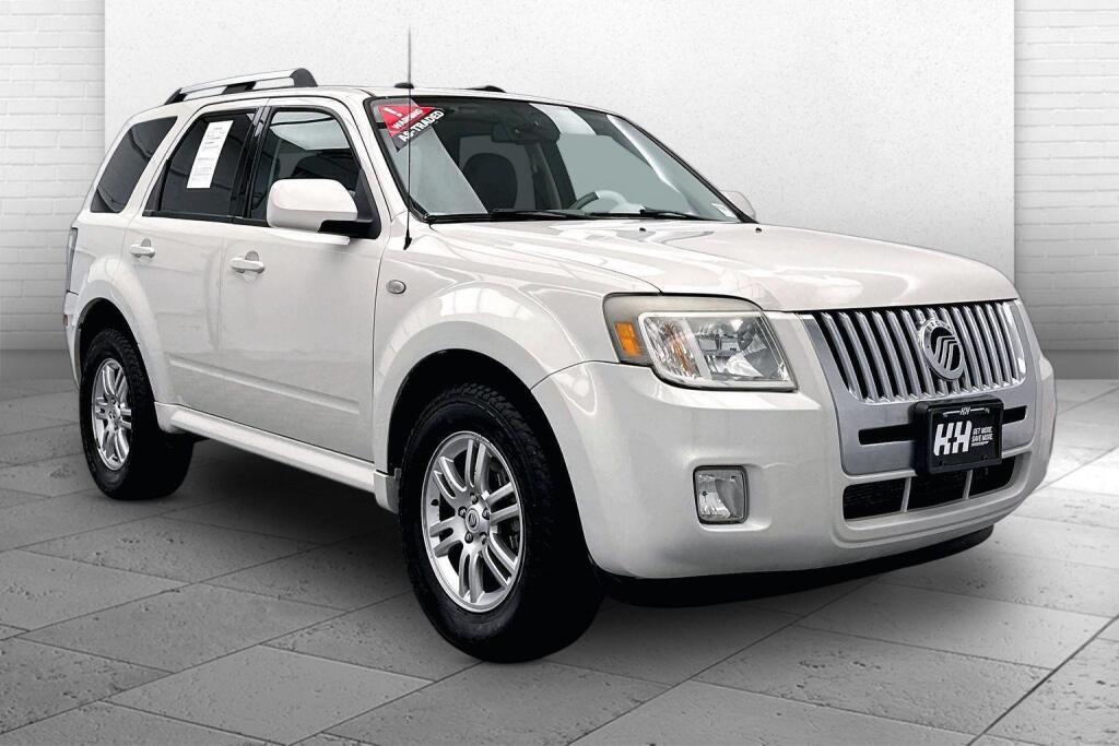 White Suede Clearcoat 2009 Mercury Mariner Premier V6 4WD SUV / Crossover All-Wheel Drive 6-Speed Automatic