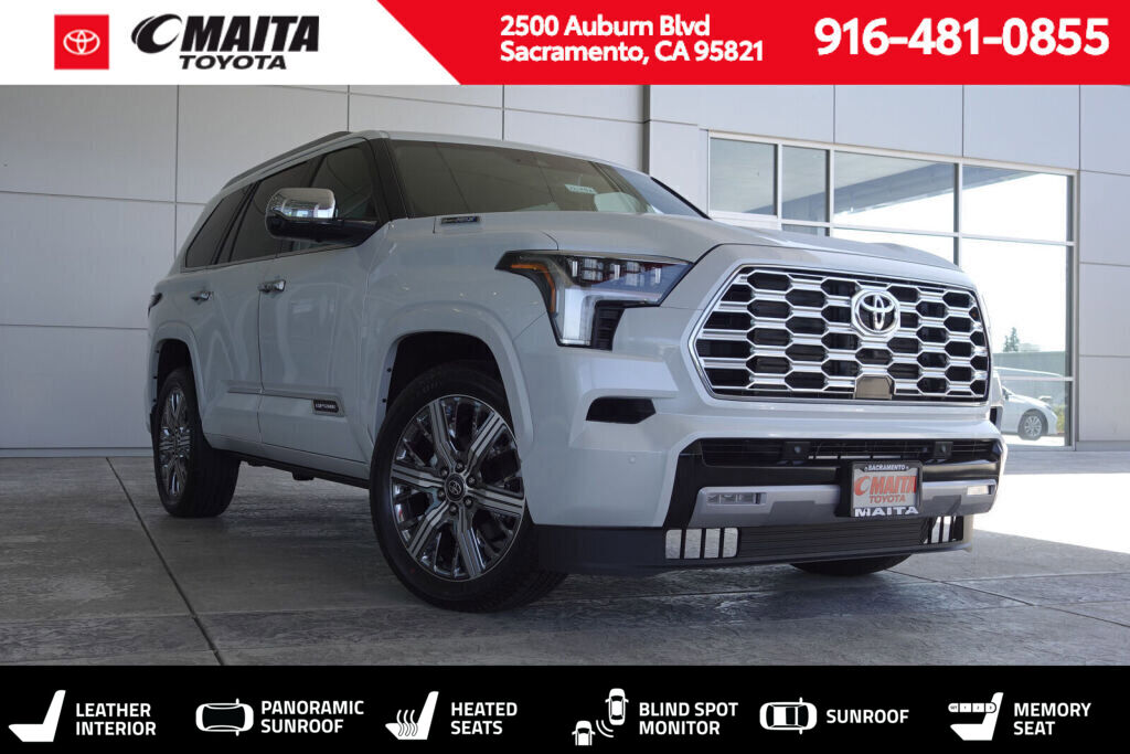 White (Wind Chill Pearl) 2026 Toyota Sequoia Capstone 4WD SUV / Crossover Four-Wheel Drive Automatic