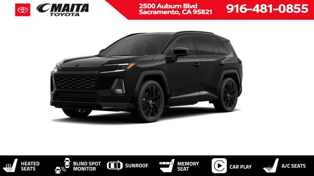 Midnight Black Metallic 2026 Toyota RAV4 XSE AWD SUV / Crossover All-Wheel Drive Continuously Variable Transmission