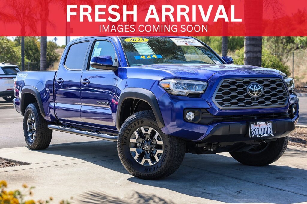 Blue Crush Metallic 2023 Toyota Tacoma TRD Off Road Double Cab LB 4WD Pickup Truck Four-Wheel Drive 6-Speed Automatic Overdrive