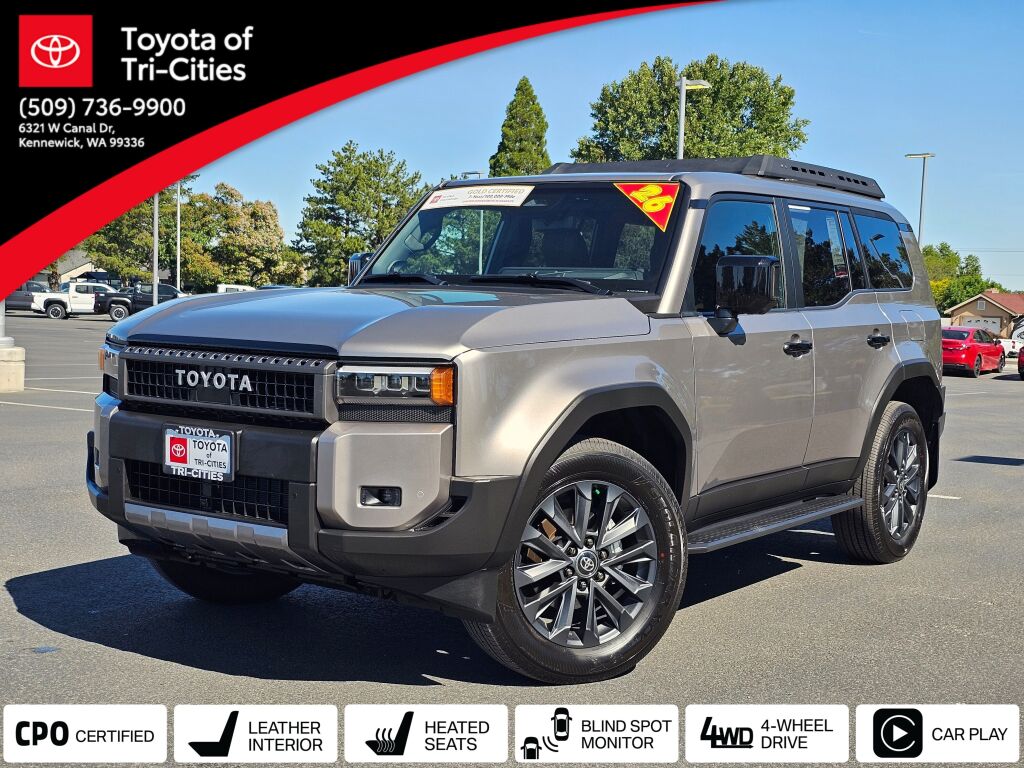 Gray 2026 Toyota Land Cruiser Premium Package 4WD SUV / Crossover Automatic