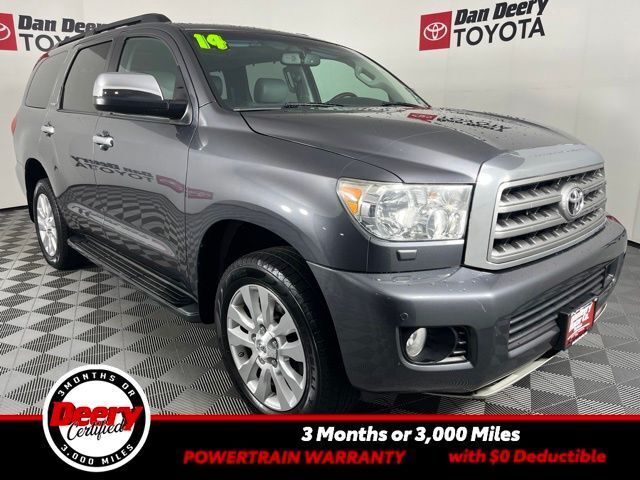 Magnetic Gray Metallic 2014 Toyota Sequoia Platinum 4WD SUV / Crossover Four-Wheel Drive 6-Speed Automatic
