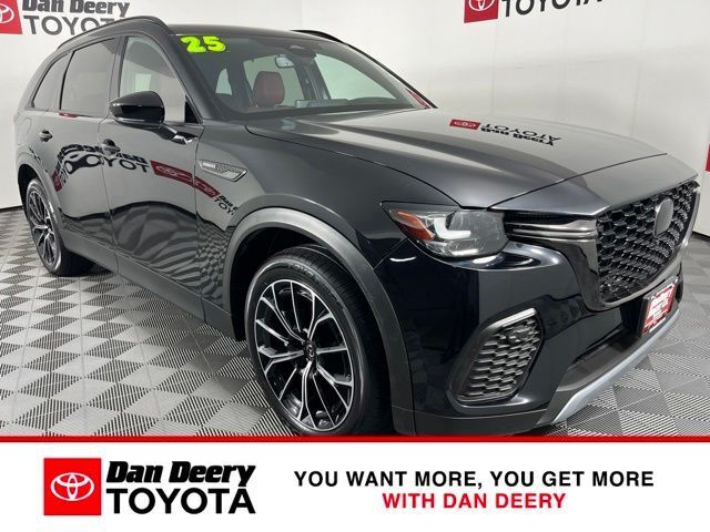 Jet Black Mica 2025 Mazda CX-70 PHEV Premium Plus AWD SUV / Crossover All-Wheel Drive 8-Speed Automatic