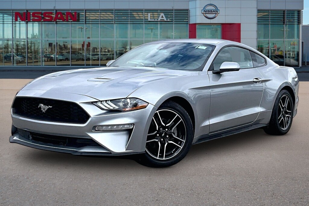 Silver 2022 Ford Mustang EcoBoost Fastback RWD Coupe Rear-Wheel Drive Automatic