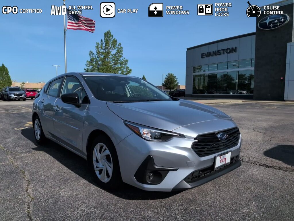 Ice Silver Metallic 2025 Subaru Impreza AWD Wagon All-Wheel Drive Continuously Variable Transmission
