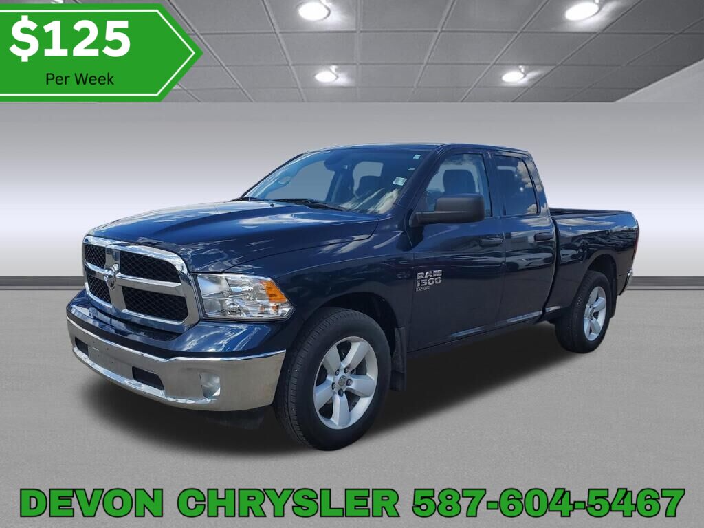 PATRIOT BLUE PEARL COAT 2023 RAM 1500 Classic Tradesman Quad Cab 4WD Pickup Truck Four-Wheel Drive 8-Speed Automatic
