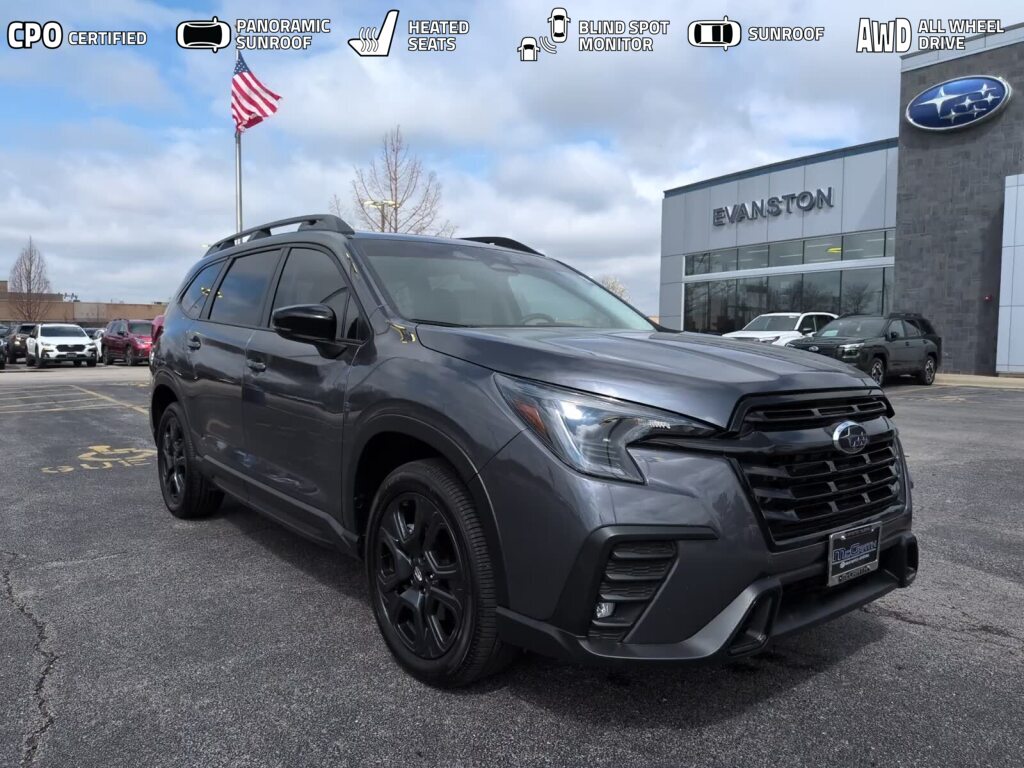 Magnetite Gray Metallic 2025 Subaru Ascent Onyx Edition AWD SUV / Crossover All-Wheel Drive Continuously Variable Transmission