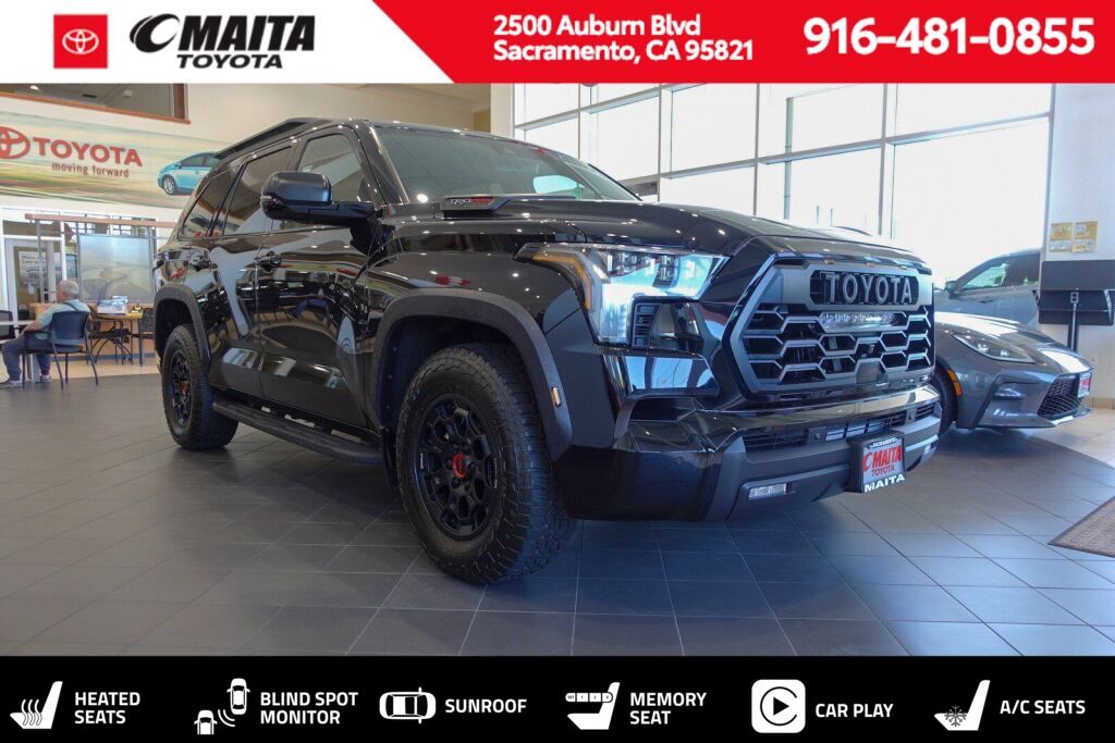 Midnight Black Metallic 2026 Toyota Sequoia TRD Pro 4WD SUV / Crossover Four-Wheel Drive Automatic