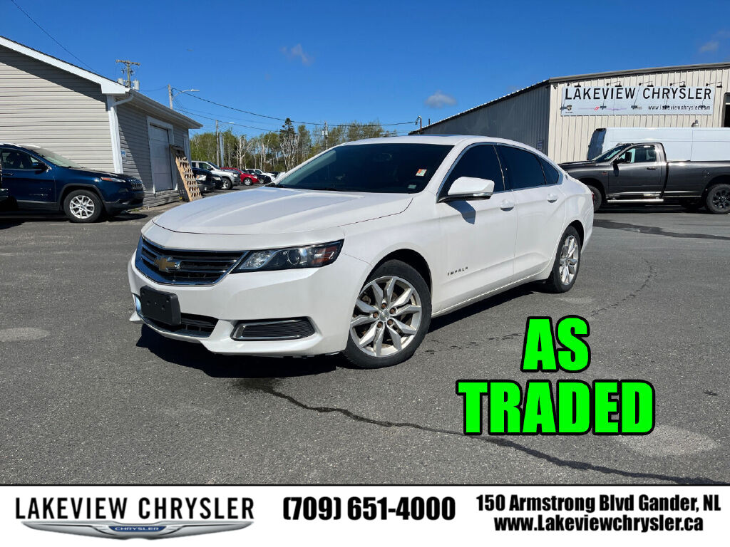 2017 Chevrolet Impala LT FWD Sedan Front-Wheel Drive Automatic