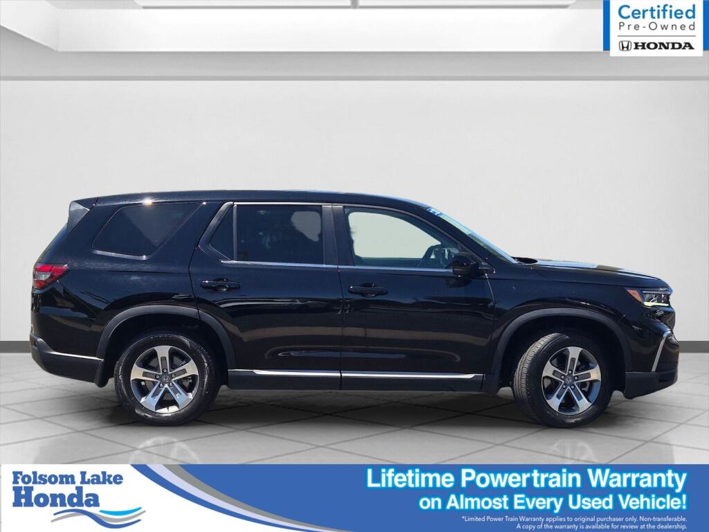 CRYSTAL BLACK P 2023 Honda Pilot EX-L FWD SUV / Crossover Front-Wheel Drive Automatic