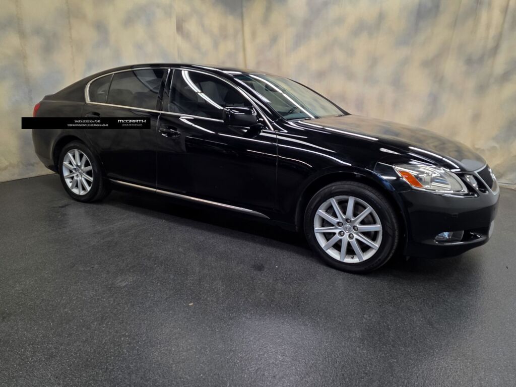 Black (Obsidian) 2007 Lexus GS 350 AWD Sedan All-Wheel Drive 6-Speed Automatic