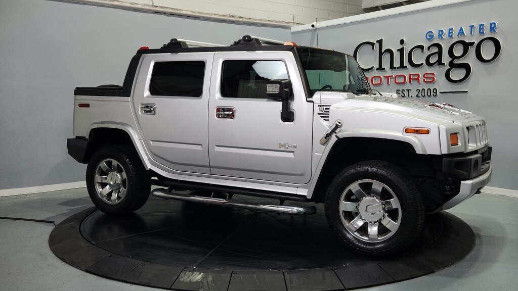 Silver Ice Metallic 2009 Hummer H2 SUT Luxury SUV / Crossover Four-Wheel Drive 6-Speed Automatic