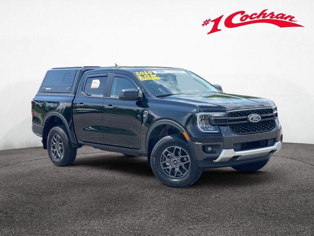 Shadow Black 2025 Ford Ranger Pickup Truck Four-Wheel Drive Automatic