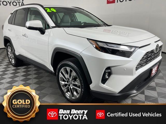 White (Wind Chill Pearl) 2024 Toyota RAV4 Limited AWD SUV / Crossover All-Wheel Drive 8-Speed Automatic
