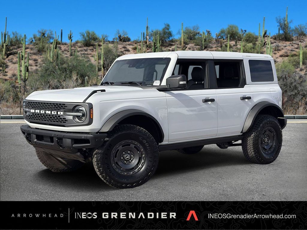 Oxford White 2025 Ford Bronco Badlands 4-Door 4WD SUV / Crossover Four-Wheel Drive Automatic