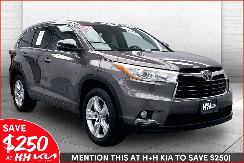 Predawn Gray Mica 2015 Toyota Highlander Limited Platinum AWD SUV / Crossover All-Wheel Drive Automatic