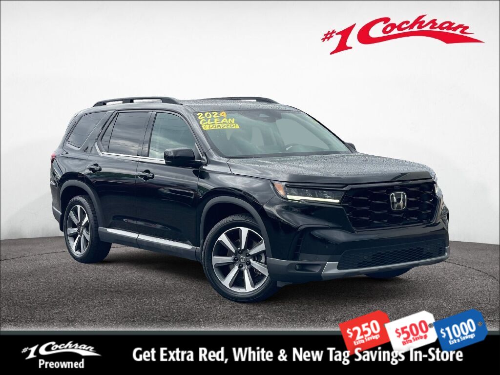 Crystal Black Pearl 2024 Honda Pilot SUV / Crossover All-Wheel Drive Automatic