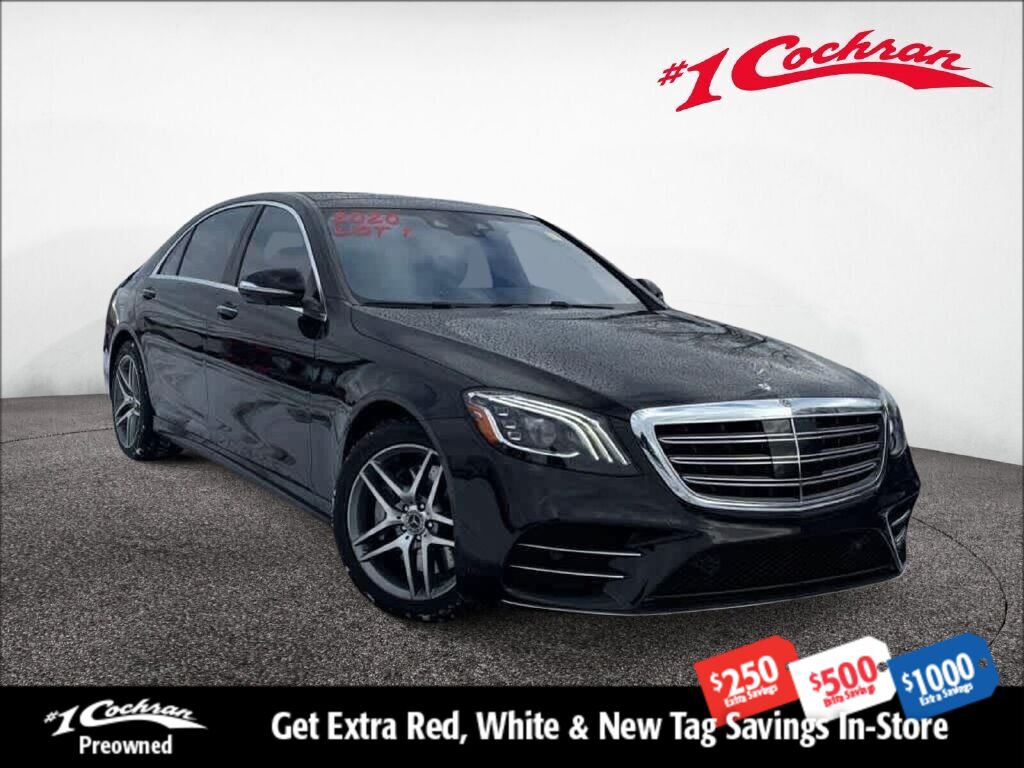 Obsidian Black Metallic 2020 Mercedes-Benz S-Class Sedan All-Wheel Drive 9-Speed Automatic