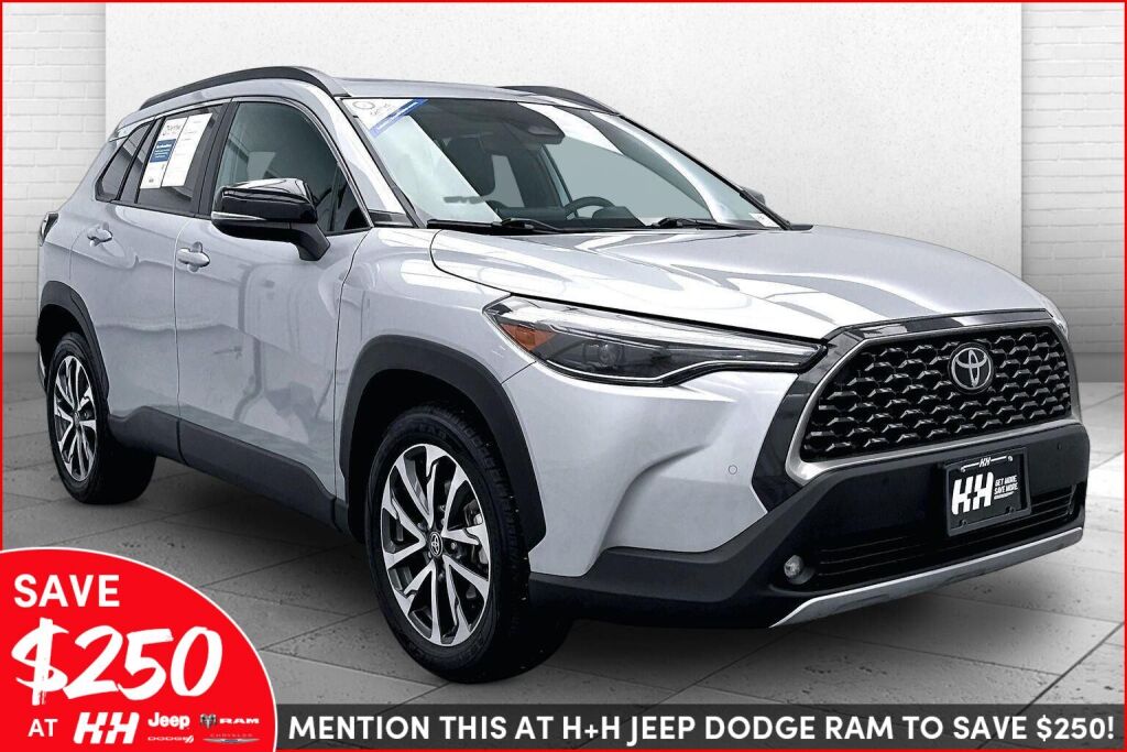 Sonic Silver 2025 Toyota Corolla Cross SUV / Crossover All-Wheel Drive Continuously Variable Transmission