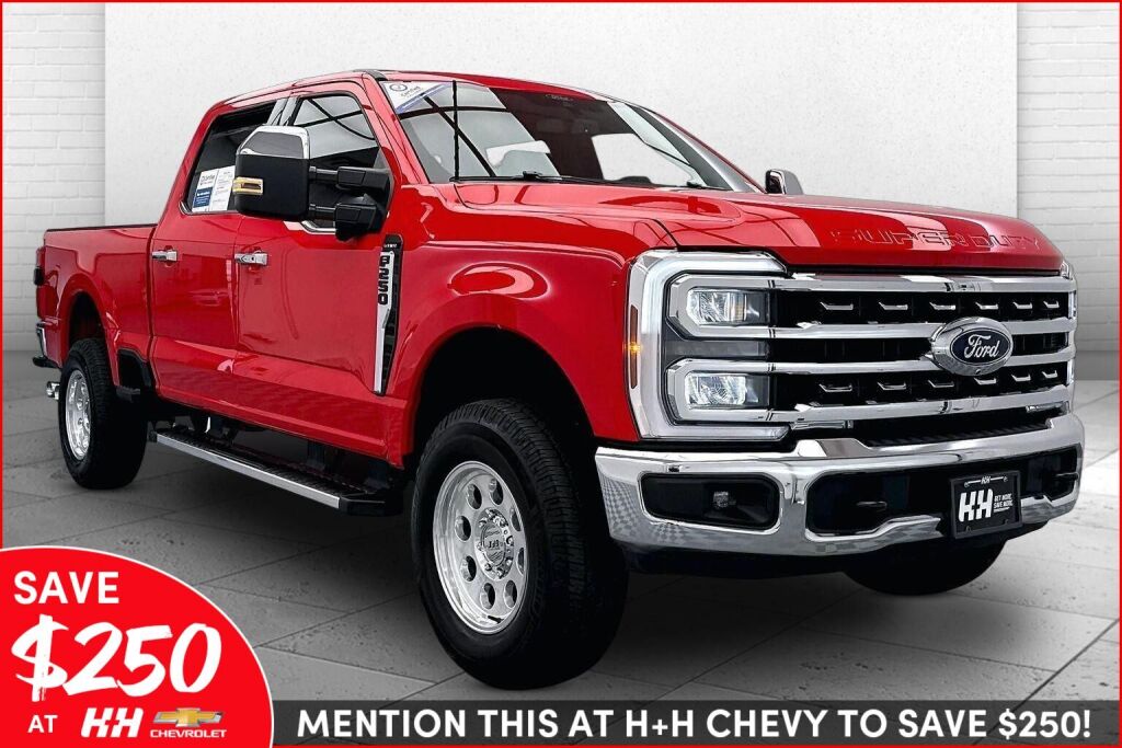 Race Red 2025 Ford F-250 Super Duty Pickup Truck Four-Wheel Drive Automatic