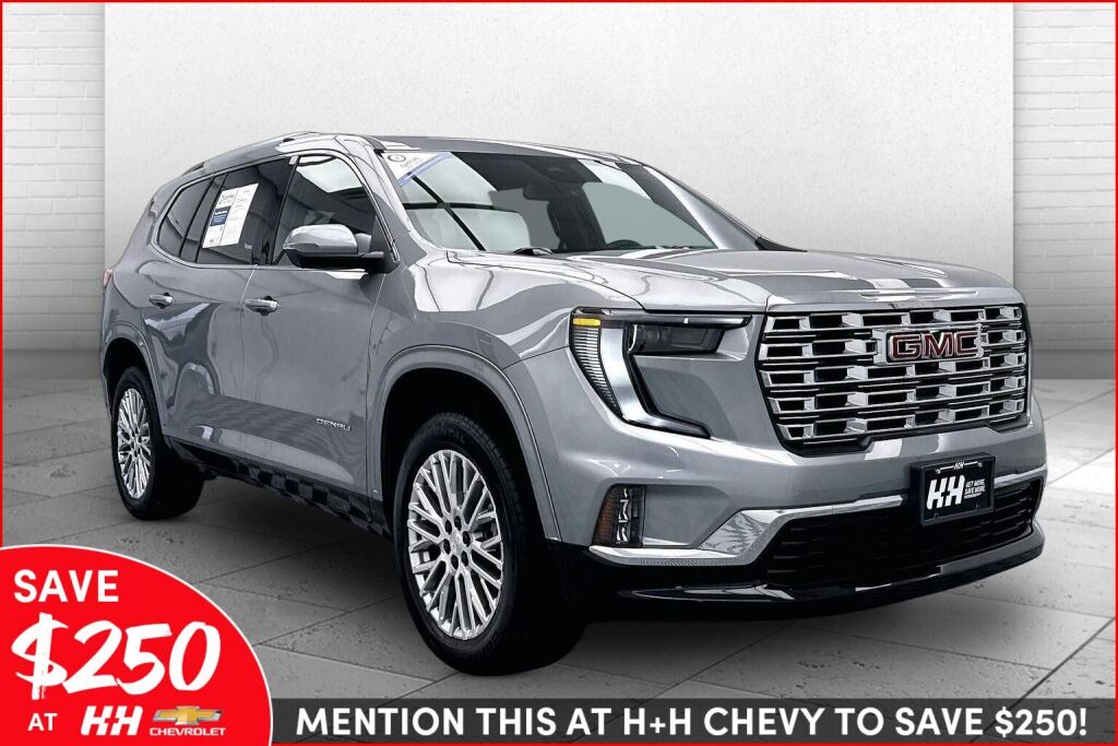 Sterling Metallic 2025 GMC Acadia SUV / Crossover Four-Wheel Drive 8-Speed Automatic