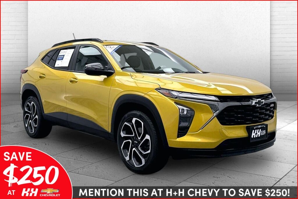Nitro Yellow Metallic 2025 Chevrolet Trax SUV / Crossover Front-Wheel Drive 6-Speed Automatic