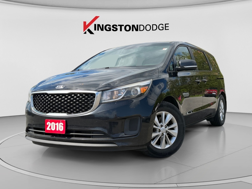 Aurora Black 2016 Kia Sedona Minivan Front-Wheel Drive 6-Speed Automatic