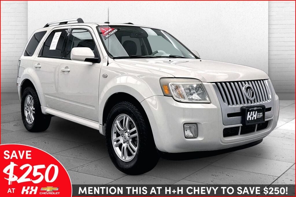 White Suede Clearcoat 2009 Mercury Mariner SUV / Crossover All-Wheel Drive 6-Speed Automatic