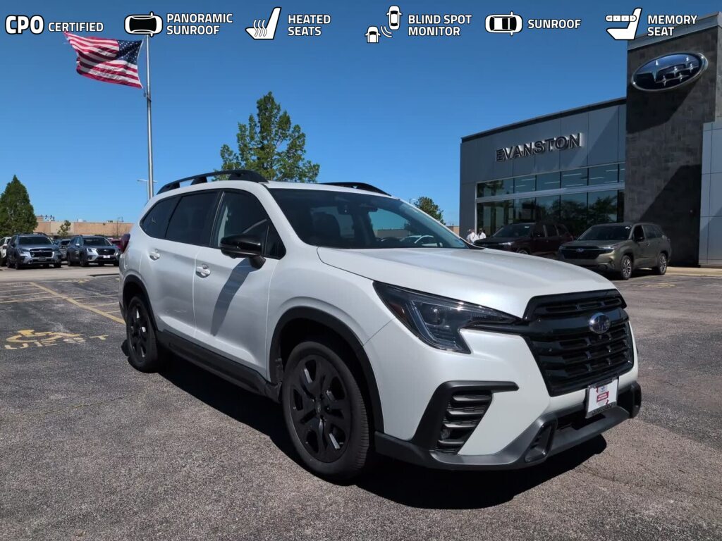Crystal White Pearl 2023 Subaru Ascent SUV / Crossover All-Wheel Drive Continuously Variable Transmission