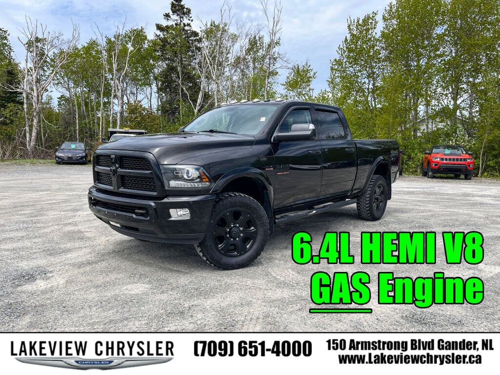 Brilliant Black Crystal Pearl 2017 RAM 2500 Pickup Truck Four-Wheel Drive Automatic