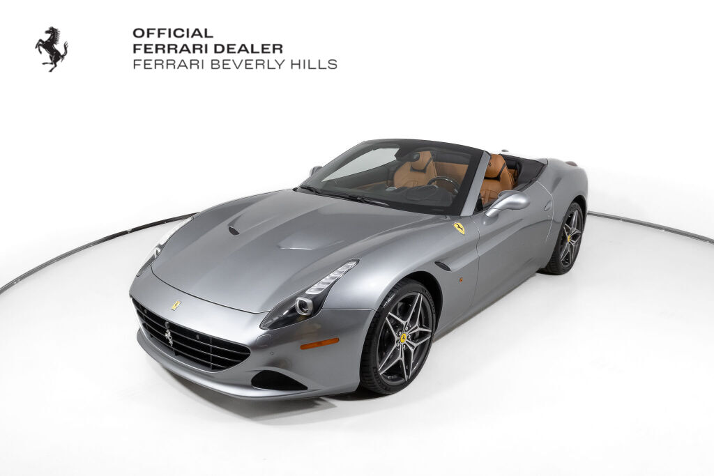 Grigio Titanio Metallic 2016 Ferrari California T Convertible Rear-Wheel Drive 7-Speed Automatic
