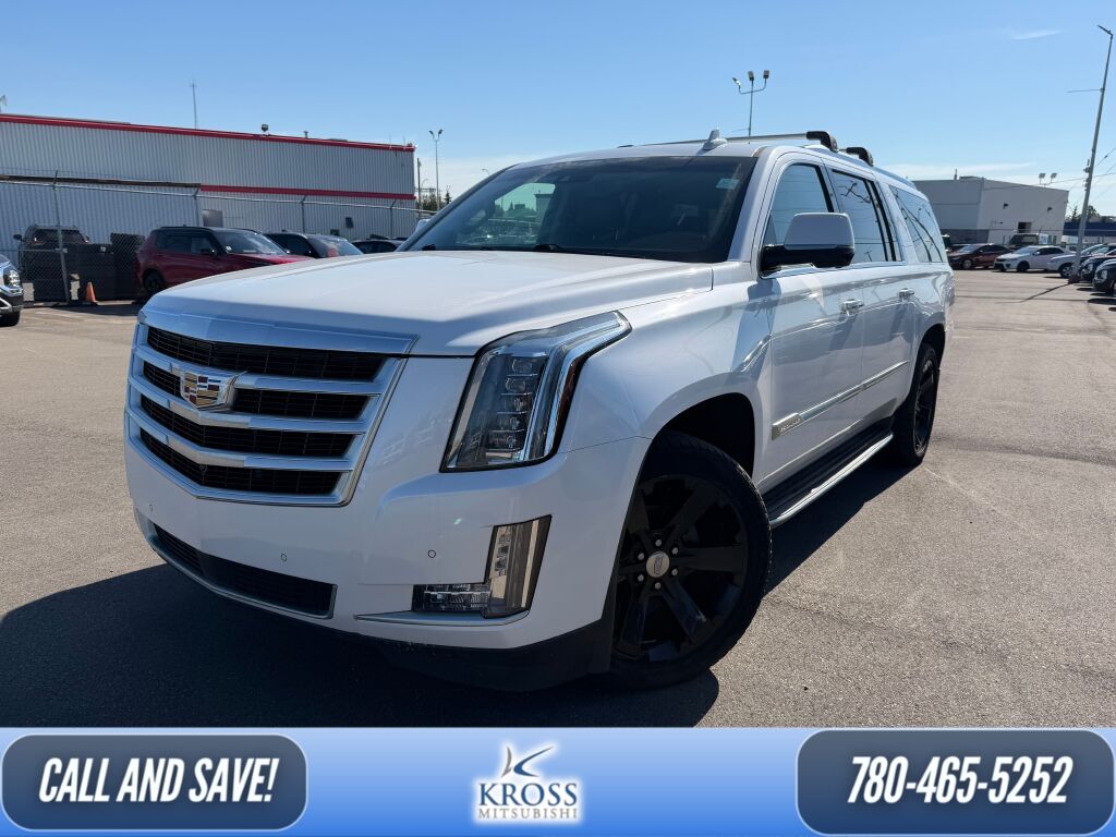 Crystal White Tricoat 2016 Cadillac Escalade ESV SUV / Crossover Four-Wheel Drive 8-Speed Automatic