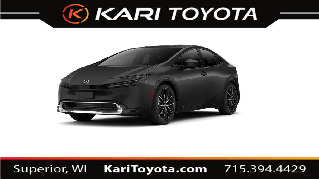 Midnight Black Metallic 2026 Toyota Prius Hatchback All-Wheel Drive Continuously Variable Transmission
