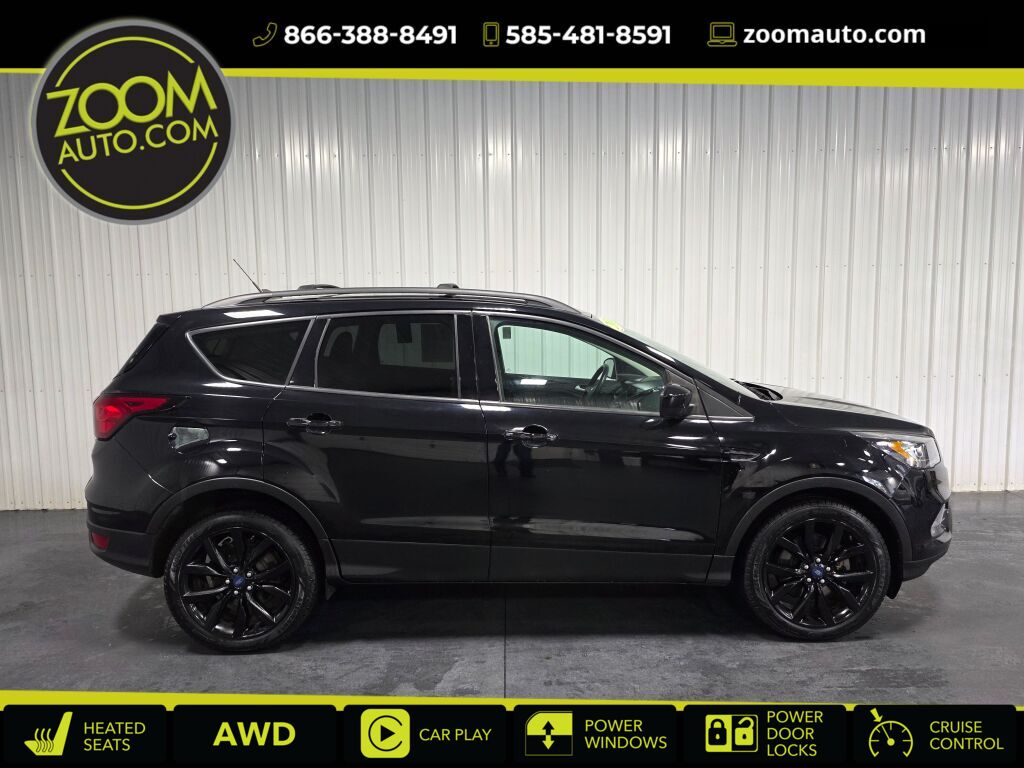 Black 2019 Ford Escape SUV / Crossover All-Wheel Drive 6-Speed Automatic
