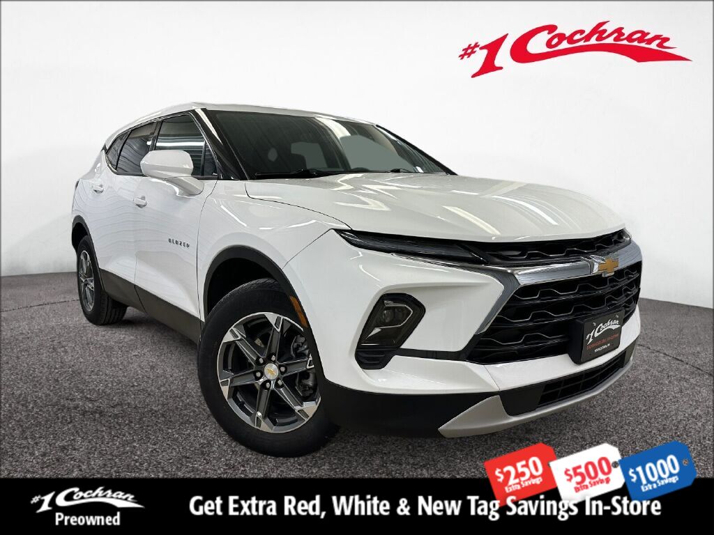 Summit White 2025 Chevrolet Blazer SUV / Crossover All-Wheel Drive 9-Speed Automatic