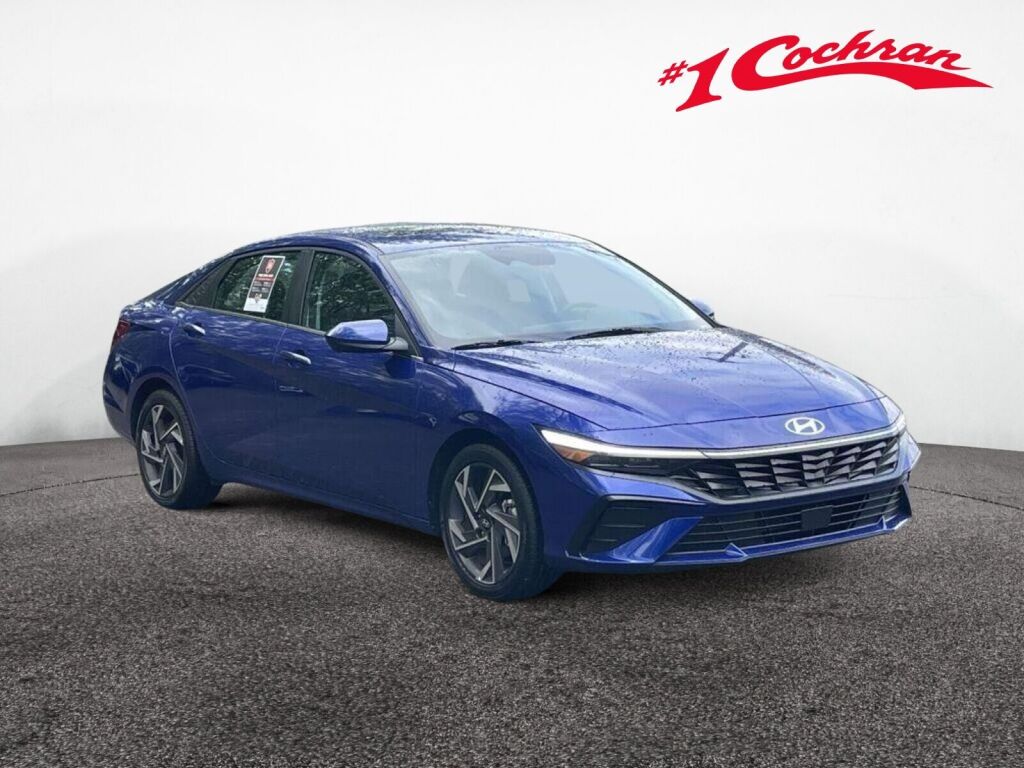 Intense Blue 2025 Hyundai Elantra Sedan Front-Wheel Drive Continuously Variable Transmission